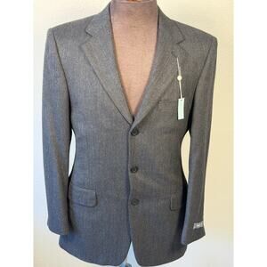 Apt. 9 Men's Cashmere Luxury tweed herringbone blazer sports coat sz 38